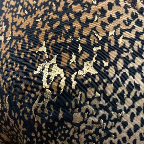 Poetry clothing snakeskin pattern blouse with open sleeves - Size Small - Picture 6 of 11